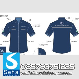 baju seragam kantor tambang