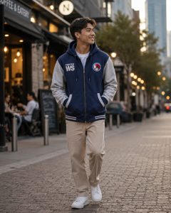 JAKET VARCITY HOODIE CUSTOM